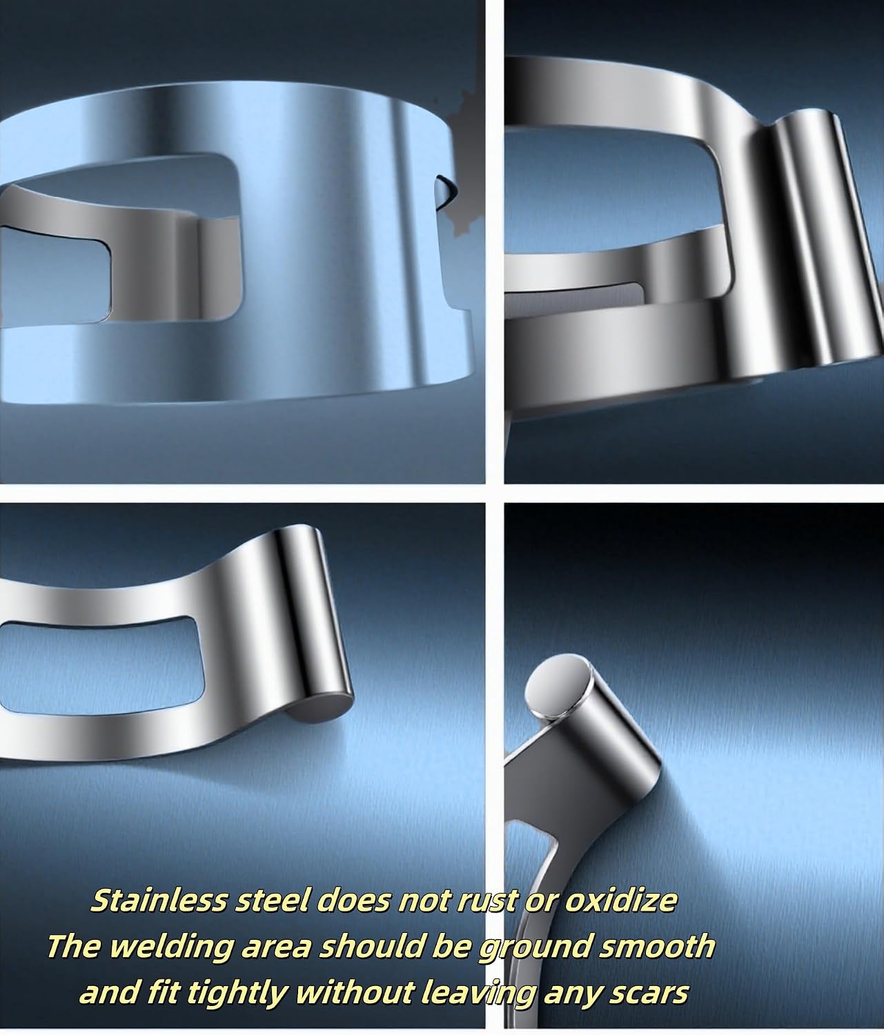 3inch Stainless Steel Exhaust Clamp welding clamps pipe clamp welding tools positioner and Exhaust Pipe Repair (2.5)