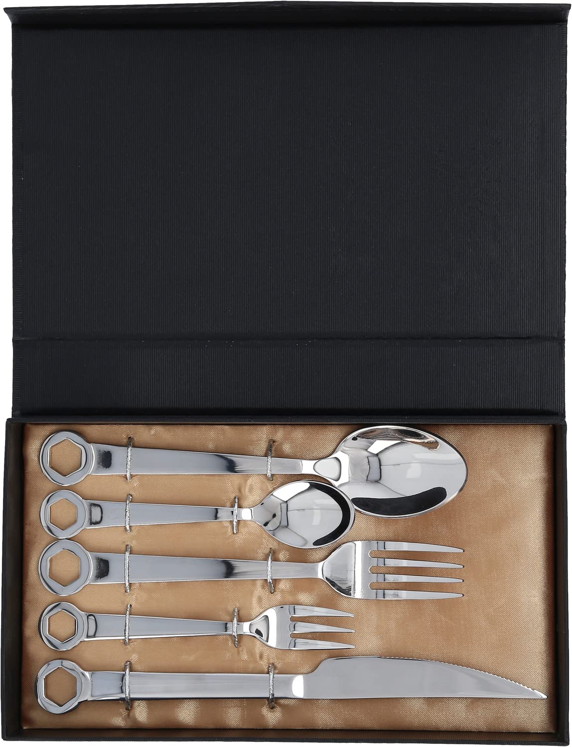 KS Tools 11105 Besteck-Set 5-tlg, Edelstahl