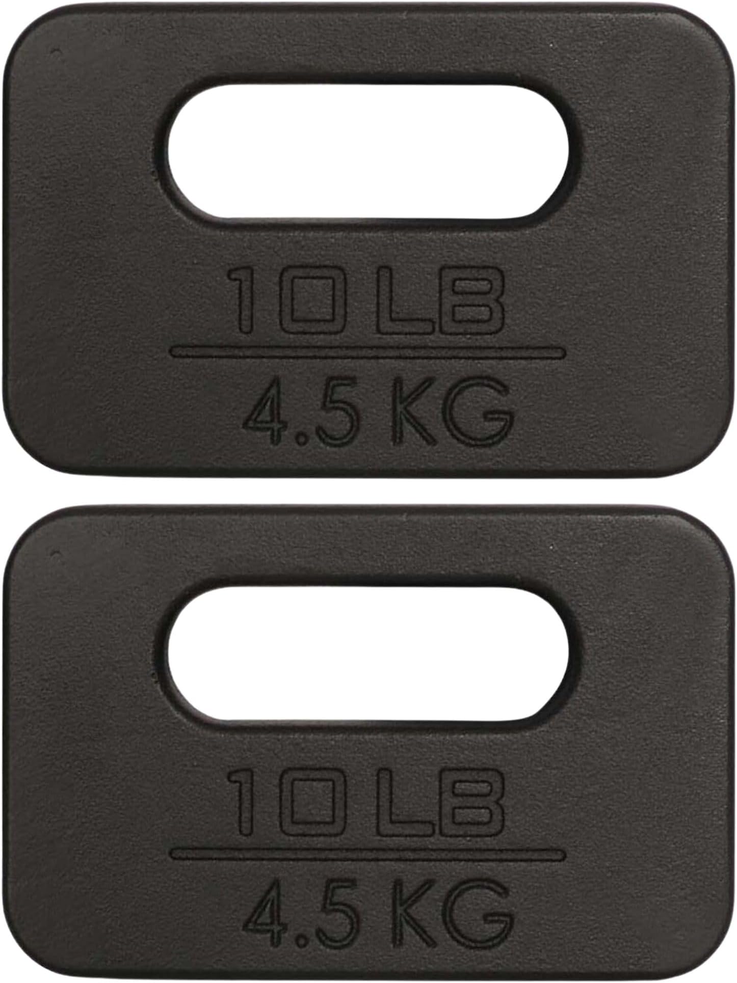 Cast Iron Ruck Plate, Weighted Plate for Rucking, Swings, Squat, Strength Training - Multiple Weights: 10LB to 45LB