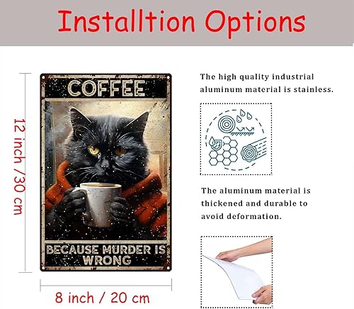 Miniatura 5 de Pintura de hojalata gótica, decoraciones de Halloween, letrero de No Soliciting Sign No Trespassing We're Tired of Hiding The Bodies - Letreros de