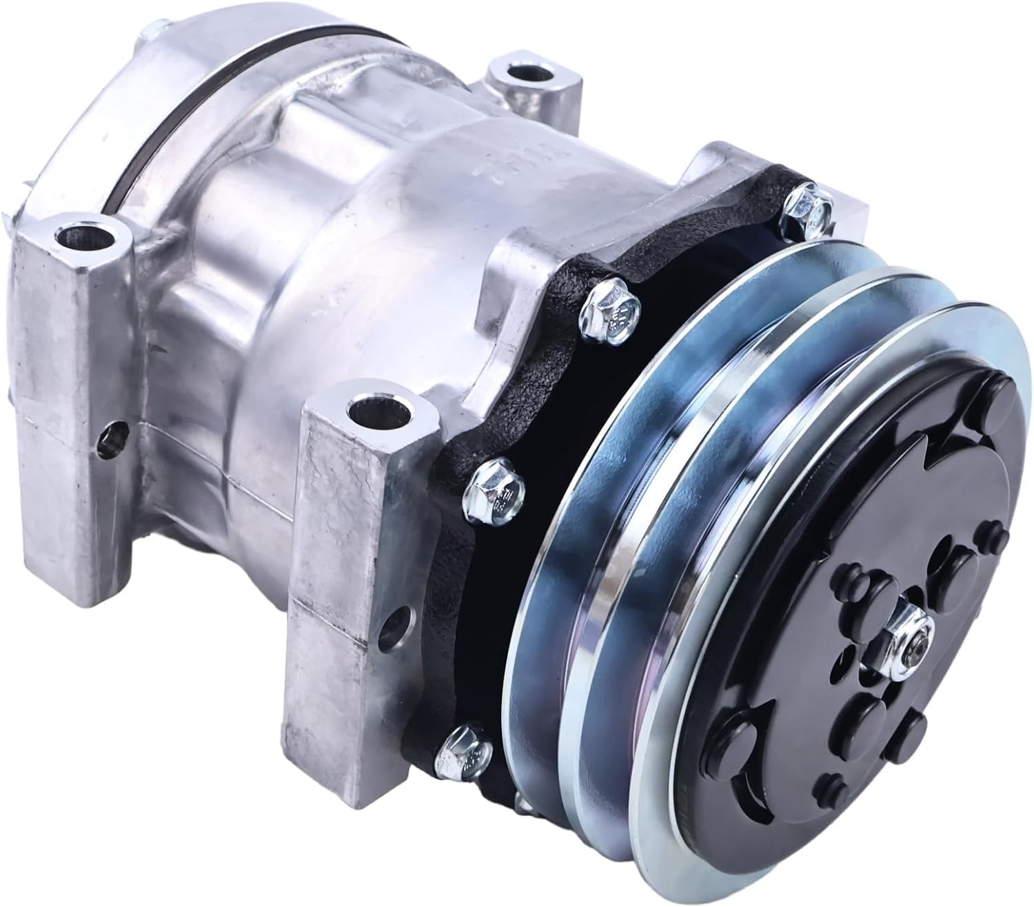 12V SD7H13 A/C Compressor 415-2557 4152557 Compatible for Caterpillar CAT Engine C2.6 C3.3B Excavator 307 307E 307E2 308E 308E2