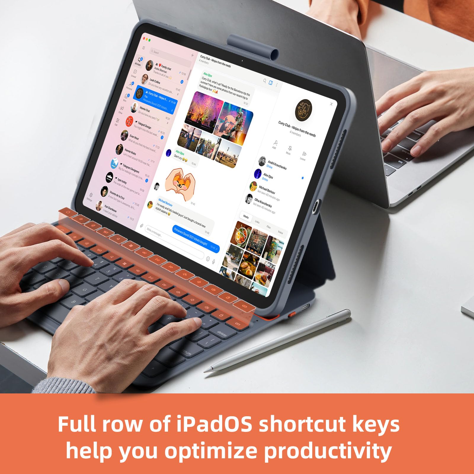 Amazon.com: Magitype Case with Keyboard Compatible for iPad 10th