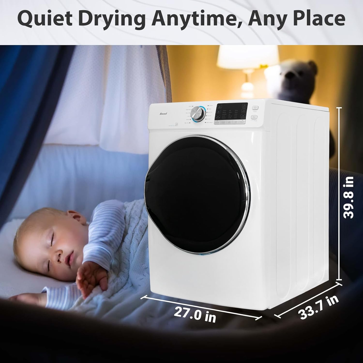 Smad 27” Vented Front Load Gas Dryer Review | Efficient Laundry Companion