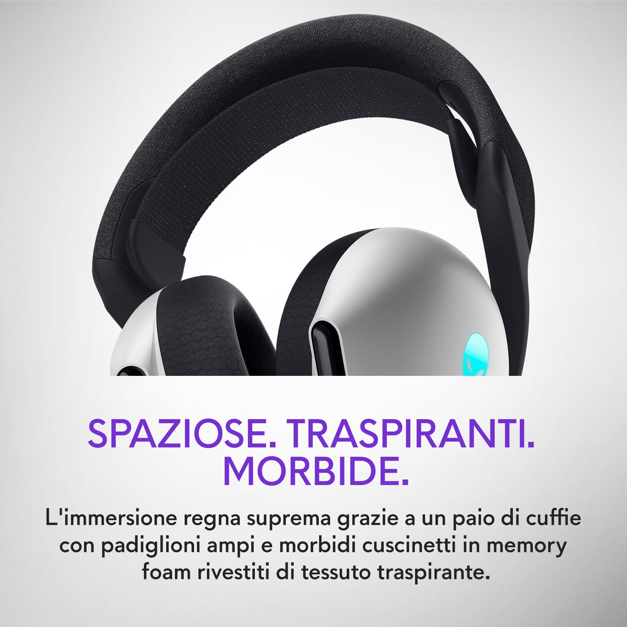 Cuffie Alienware dual-mode senza fili per il gaming - AW720H