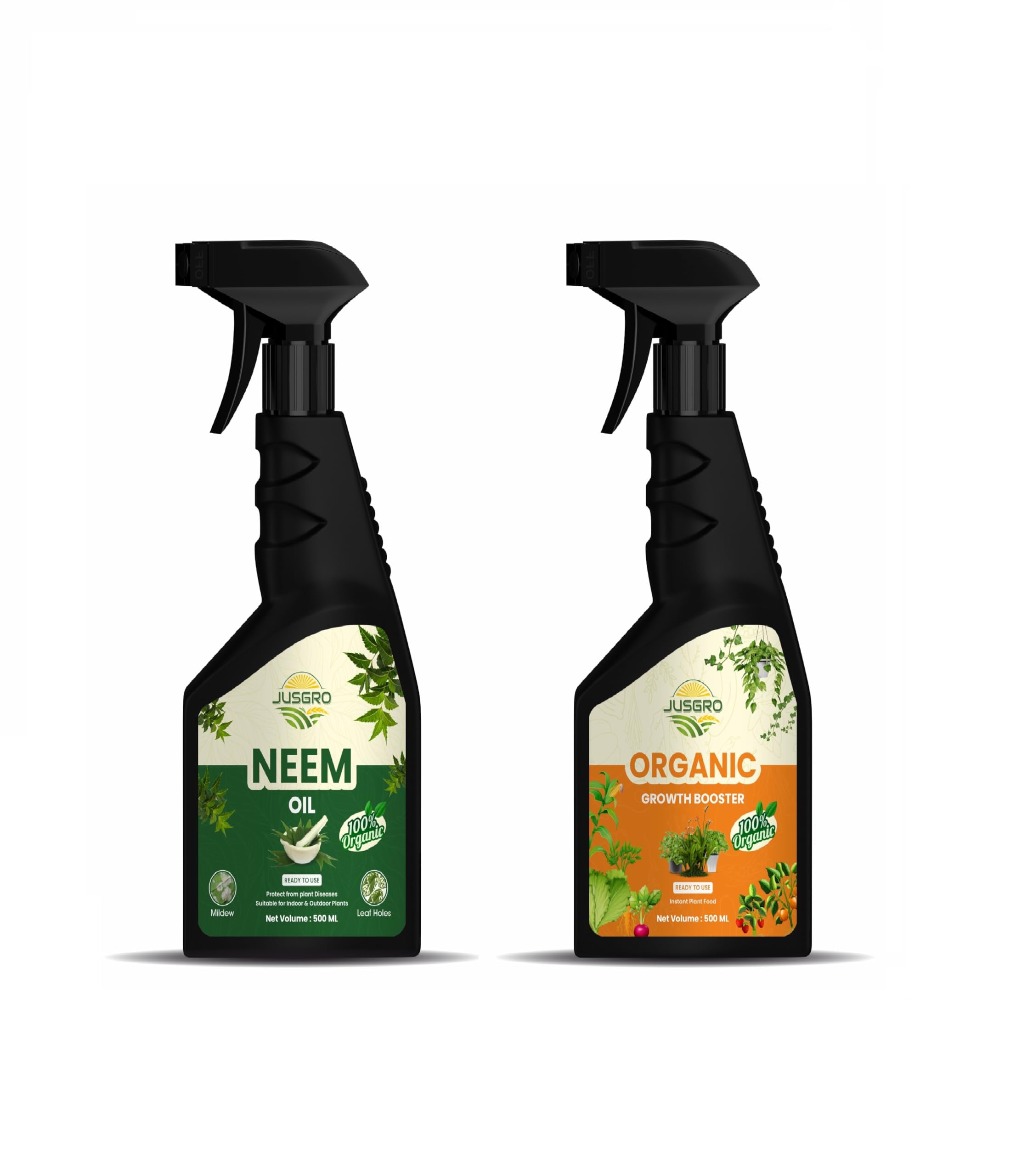 Neem oil for Plants (Ready to Use Spray) Organic Pest Repellent for Plants, Protect from all Types of Pests & Growth Booster for plants Fertilizer, Improve Overall Plant Health(500 ml Each)-image-18