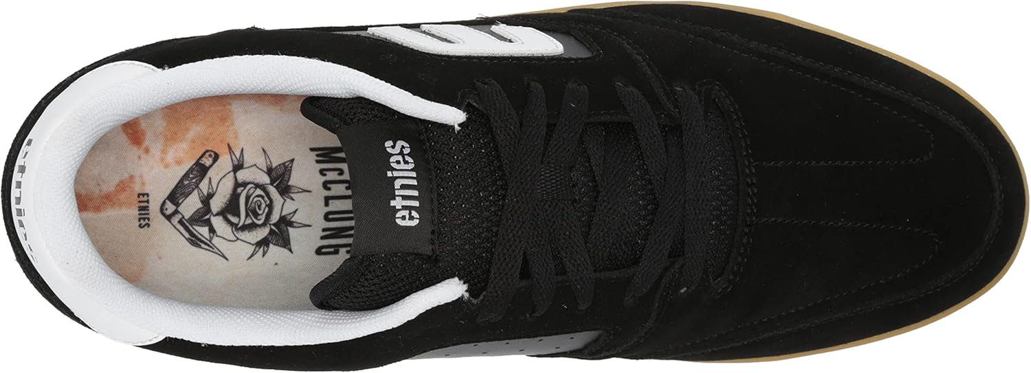 Etnies Veer mens Skate Shoe 37 EU Black/Gum/White