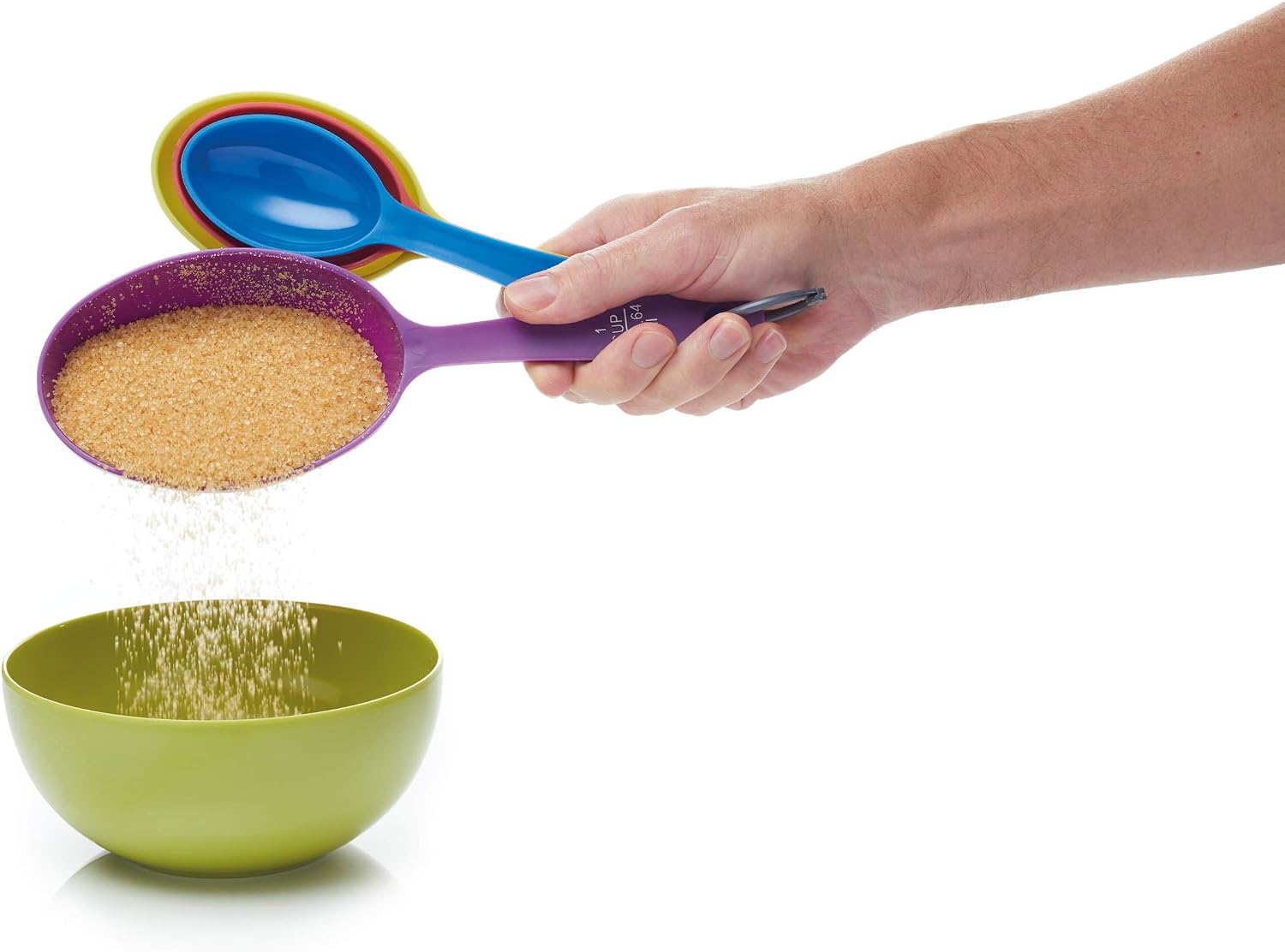 Kitchen Craft Colourworks Measuring Cup Set, Multi-Colour, 4-Piece