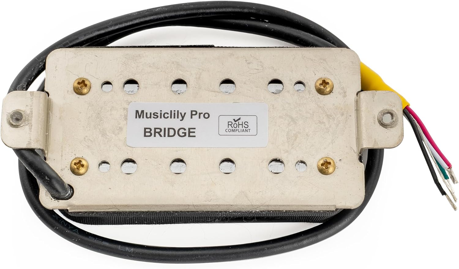 Musiclily Pro HH-DJRC Ceramic Rail Blade Humbucker Bridge Pickup 14.5K for Electric Guitar, Black