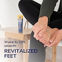 Vista 3 de Dr. Scholl's Renovación de Pies Ásperos y Secos Ultra - Tratamiento Nocturno con Crema para Pies Nocturna de 3 oz con Aloe, Aceite de Coco y Urea