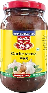 Swetha Telugu Foods Garlic Pickle 500g