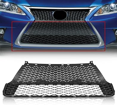 KARPAL Front Lower Bumper Grille Grill Compatible with 2014 2015 2016 2017 Lexus CT200h, Replacement OEM 5311276120 LX1036122