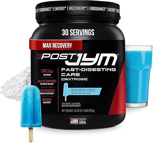 Vista 10 de Suplemento Jym ciencia post carbohidratos, 30 porciones de energía en polvo, 35 oz, PJC30LE-Parent, 1, 1