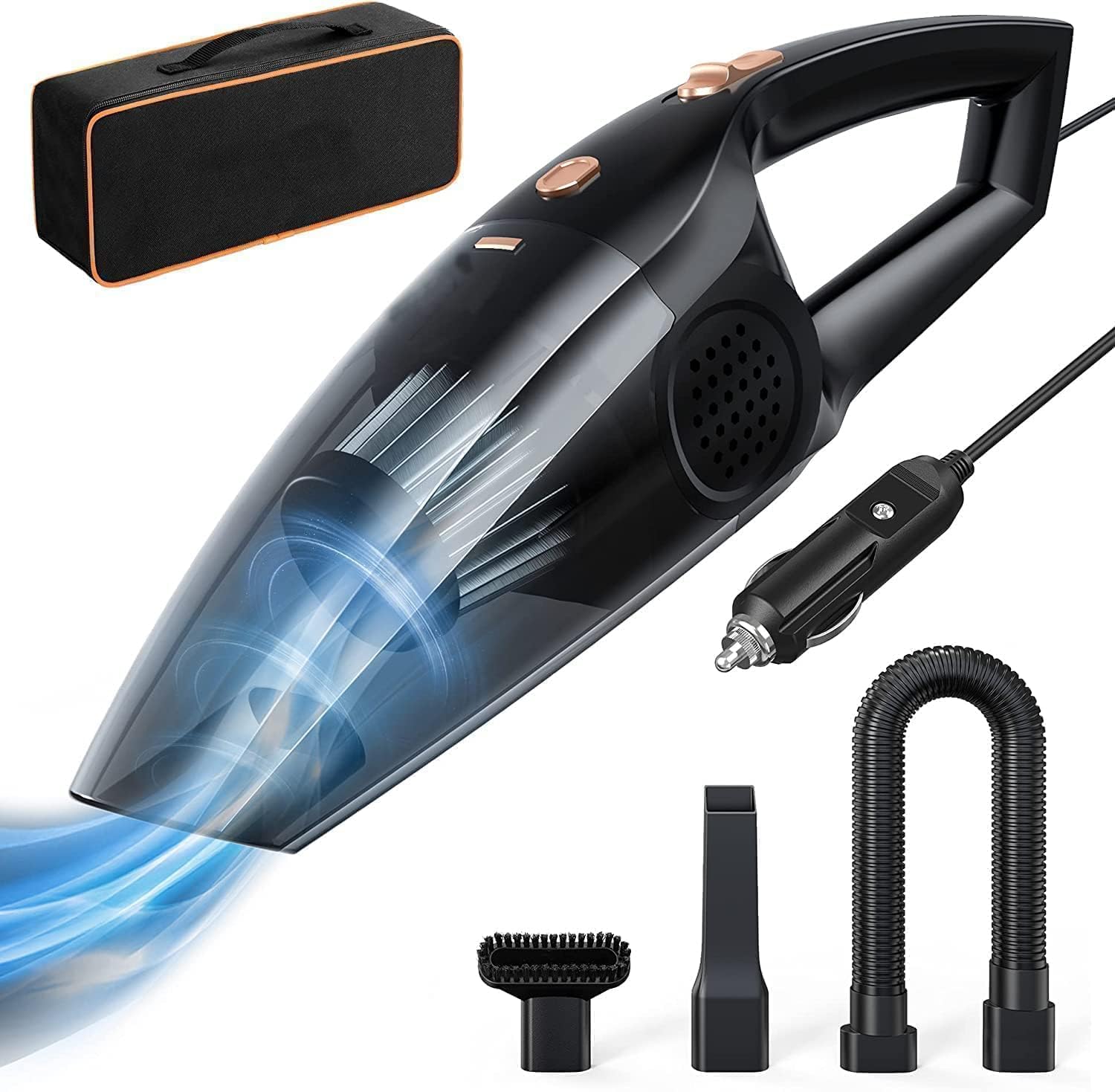 Rylan Car Vacuum Powerful Portable & High Power 12V Car Handheld Vacuum Cleaner for Car and Home Wet and Dry Car Vacuum Cleaner Multipurpose Vaccum Cleaner**-image-37