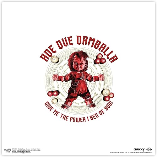 Trends International Gallery Pops Child's Play - Póster de pared de Chucky Damballa Chant, 12.00 x 12.00 pulgadas, versión sin marco