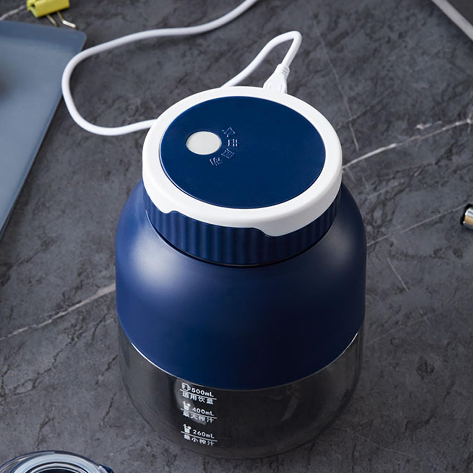 Blender Osobisty - USB Mikser R?czny | Osobista Ma?a Butelka Do Koktajli I Soków | Do Domu Biura Kuchni Salonu Ogrodu Podró?y Pleneru Pikniku Sportu Si?owni Samochodu M??czyzn
