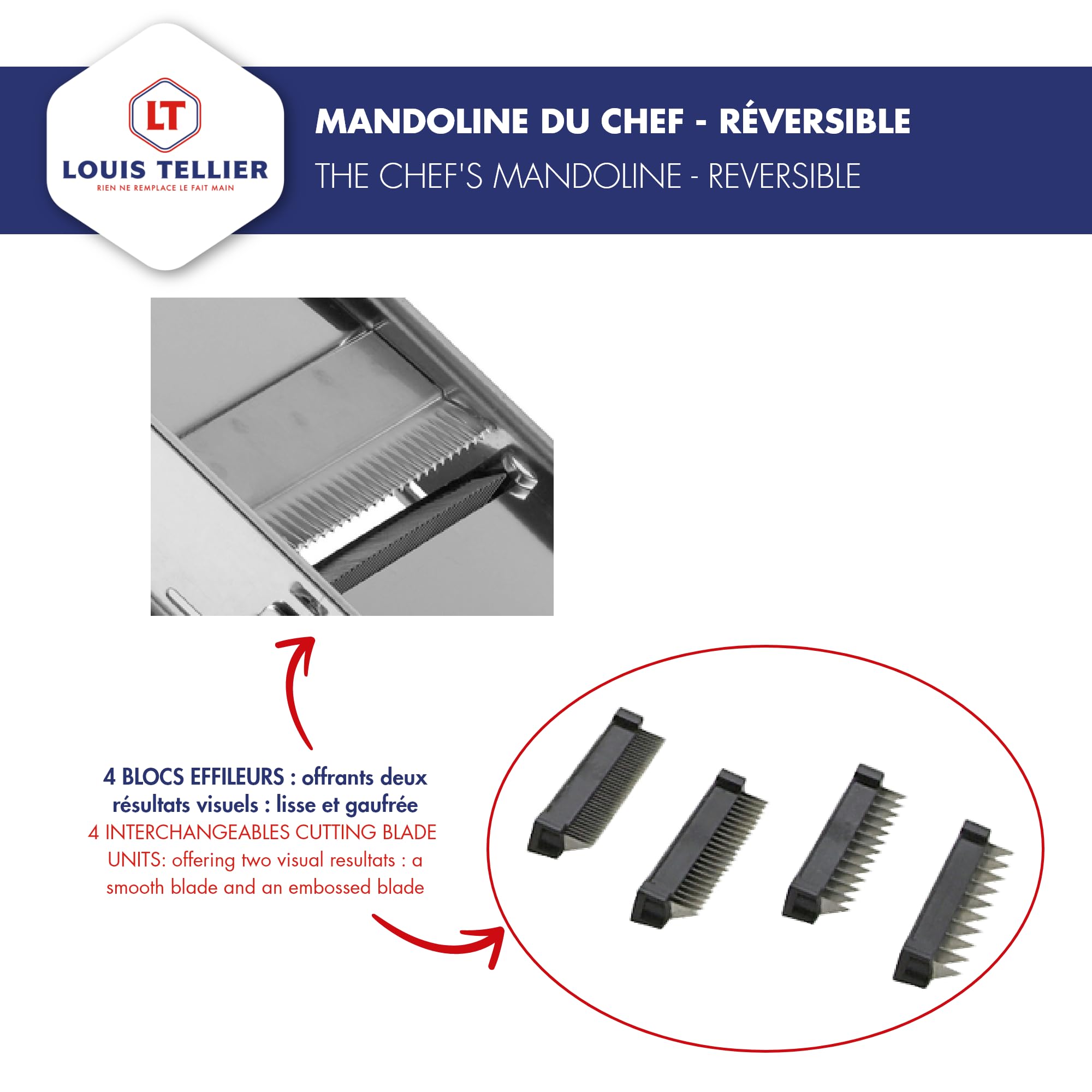 Amazon.com: LOUIS TELLIER - Professional Chef's Mandoline