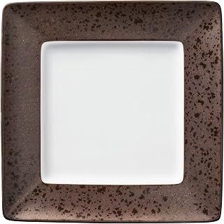 Noritake 10-681L/91134 Cliff (No Silver Wire), Microwave Safe, 10.4 inches (26.5 cm), Brown Fine Porcelain (White)