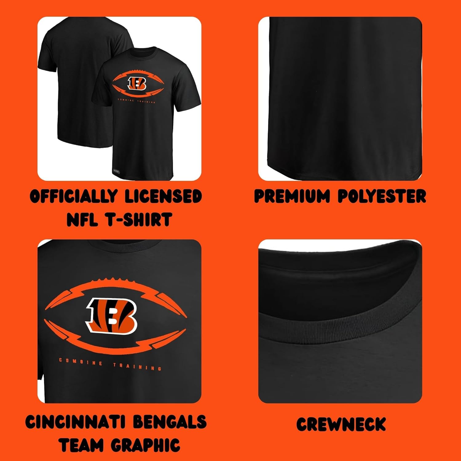 NFL Kids Youth 8-20 Armour Ball Team Color Performance Primary Logo Short Sleeve Football T-Shirt