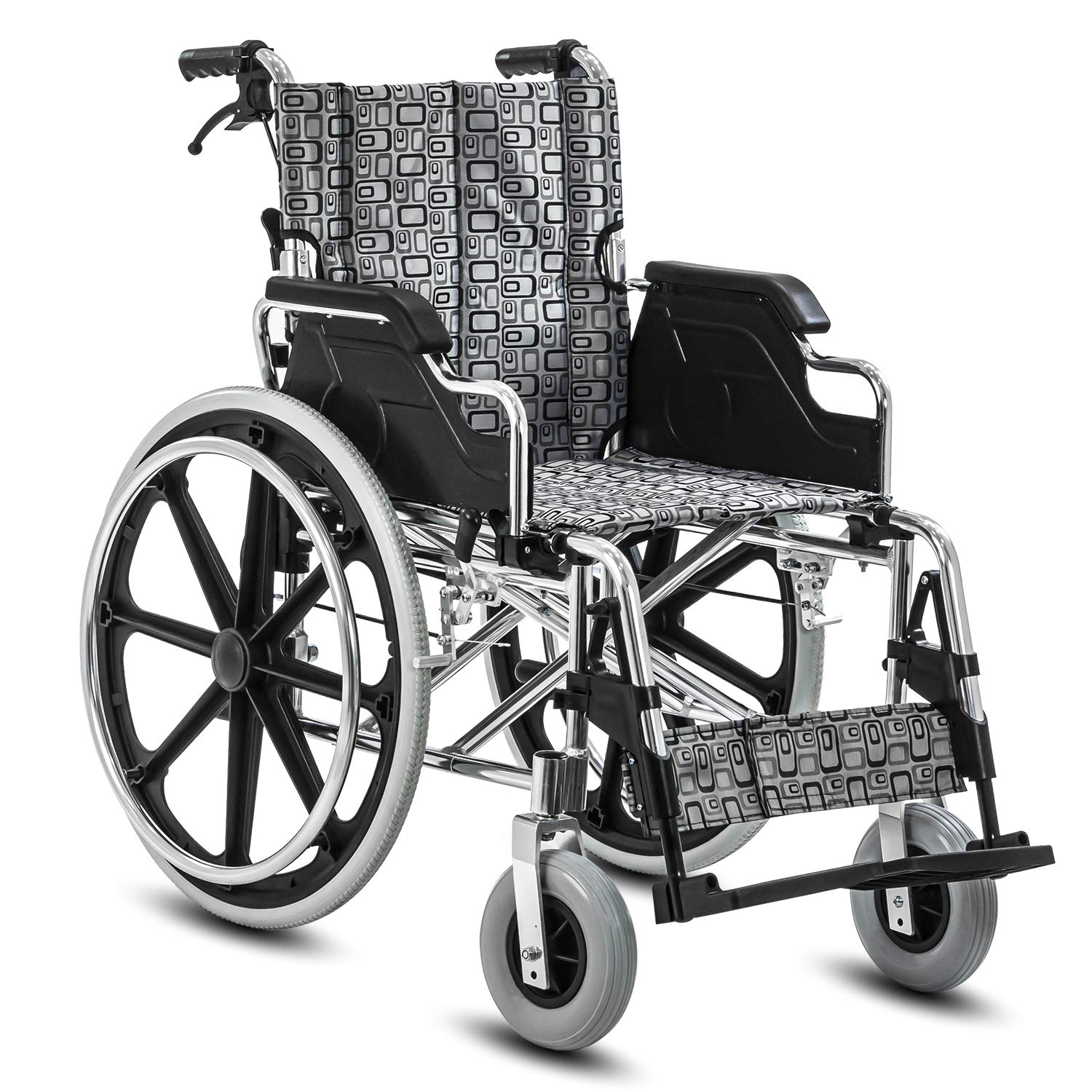KosmoCare Elegant Plus Premium Lightweight Foldable Aluminium Wheelchair - Color Silver - Review, Price and Buying Guide