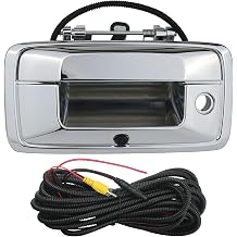 Backup Camera Tailgate Handle Rear View Camera Liftgate Latch Handle with Keyhole Chrome Compatible with 2016-2019 Chevrolet Chevy Silverado GMC Sierra