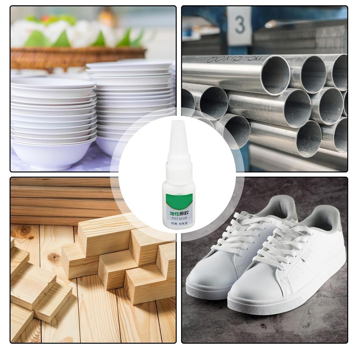 Welding High Strength Oily Glue, Instant Oily Glue, High Viscosity and Fast Sticking Weld Instant Drying for Ceramics, Wood, Leather, Metal