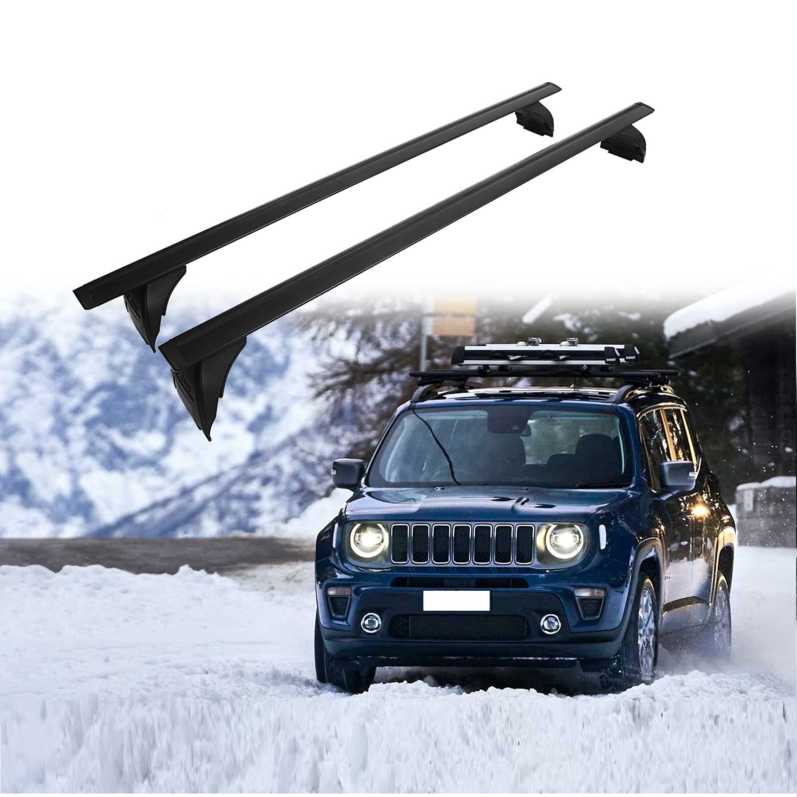 Buy PARTOL Wrangler Roof Rack Cross Bars Compatible for Jeep Wrangler