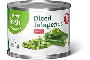 Amazon Fresh Diced Jalapeño Peppers for Peppy Kick