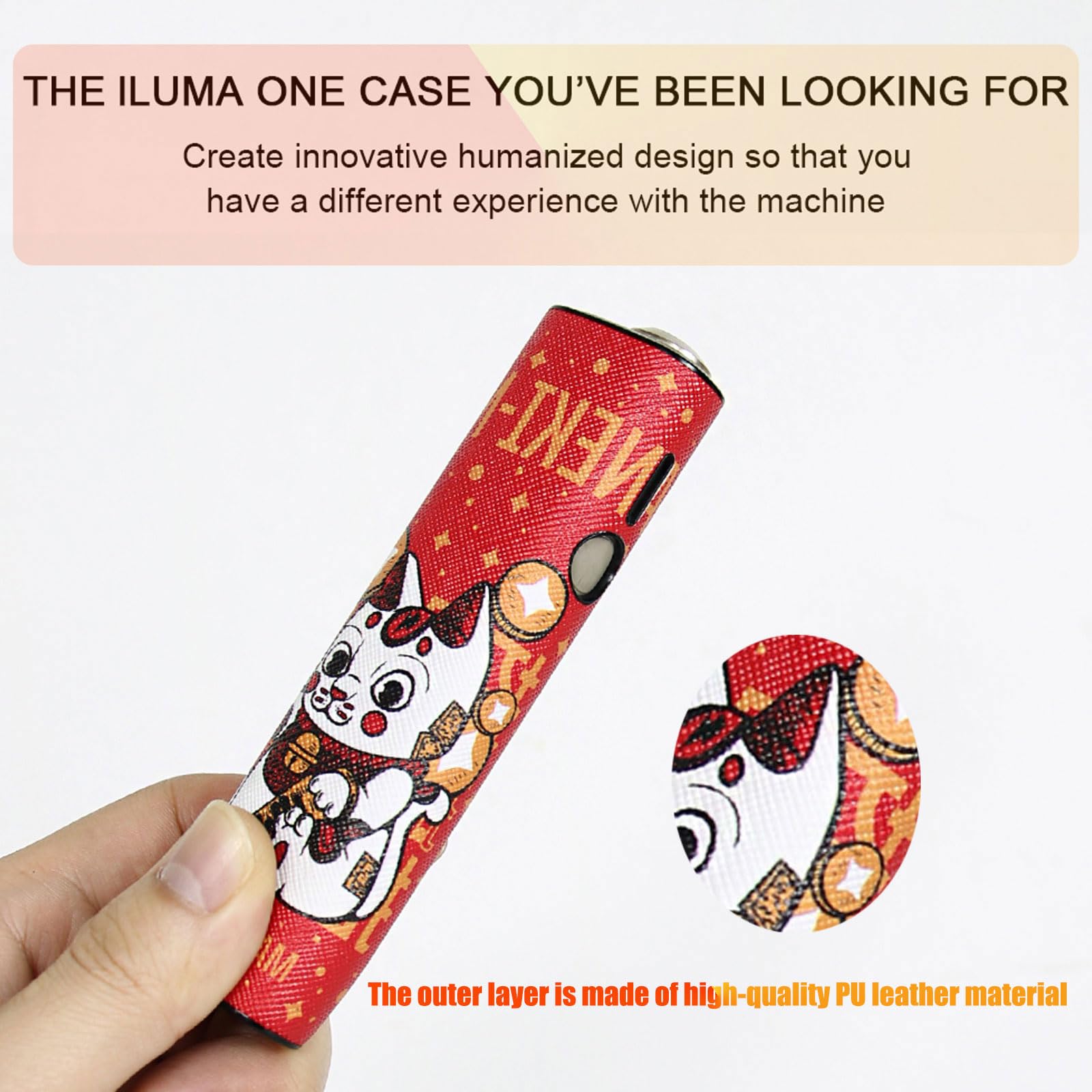 IQOS Case (Only for Iuma One) Protective PU Leather Mobile