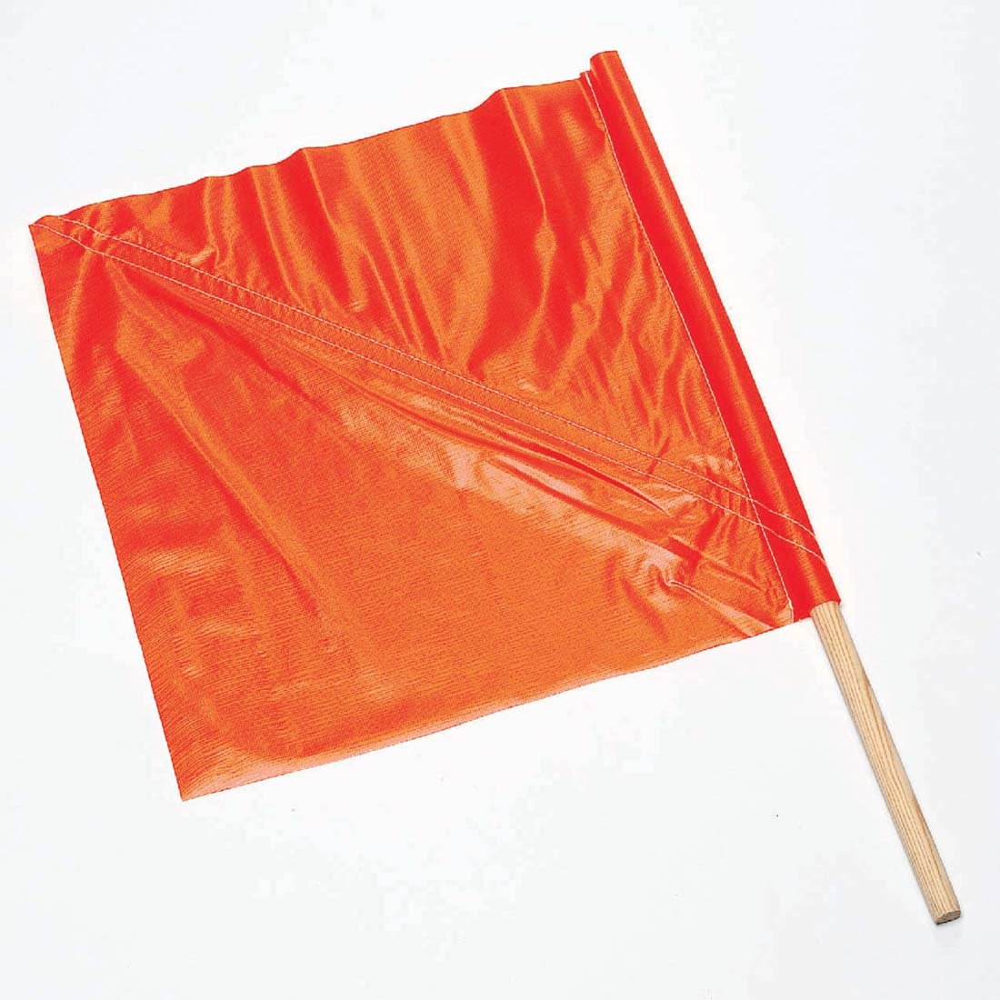CH Hanson 55200 Traffic Flag, Mesh, Red, 24 inch Handle