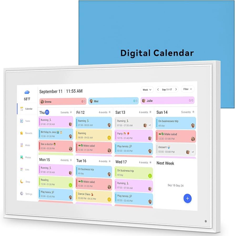 Amazon.com: BQQJDD 15.6 Inch Digital Calendar Wall