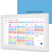 15.6 Inch Digital Calendar Wall Touch Screen Chore Chart, 32GB Electronic Calendar + Smart Family Planner, Wall and Desk Mountable, Gifts for Women Men, Christmas Gifts for Mom Dad