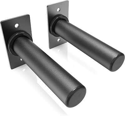 Synergee Weight Plate Pegs โ Wall Mounted 2" Plate Holder Double Peg