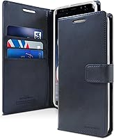 Vista 47 de GOOSPERY Bluemoon - Cartera compatible con iPhone 13 Pro Max, funda de piel sintética de alta calidad, soporte para tarjeta con tapa para teléfono