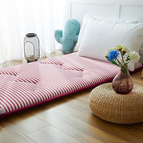 Miniatura 2 de NMJNMK - Colchón de tatami transpirable, para dormir, futón, cama japonesa, plegable, para viajes, vacaciones, picnic, casa, dormitorio