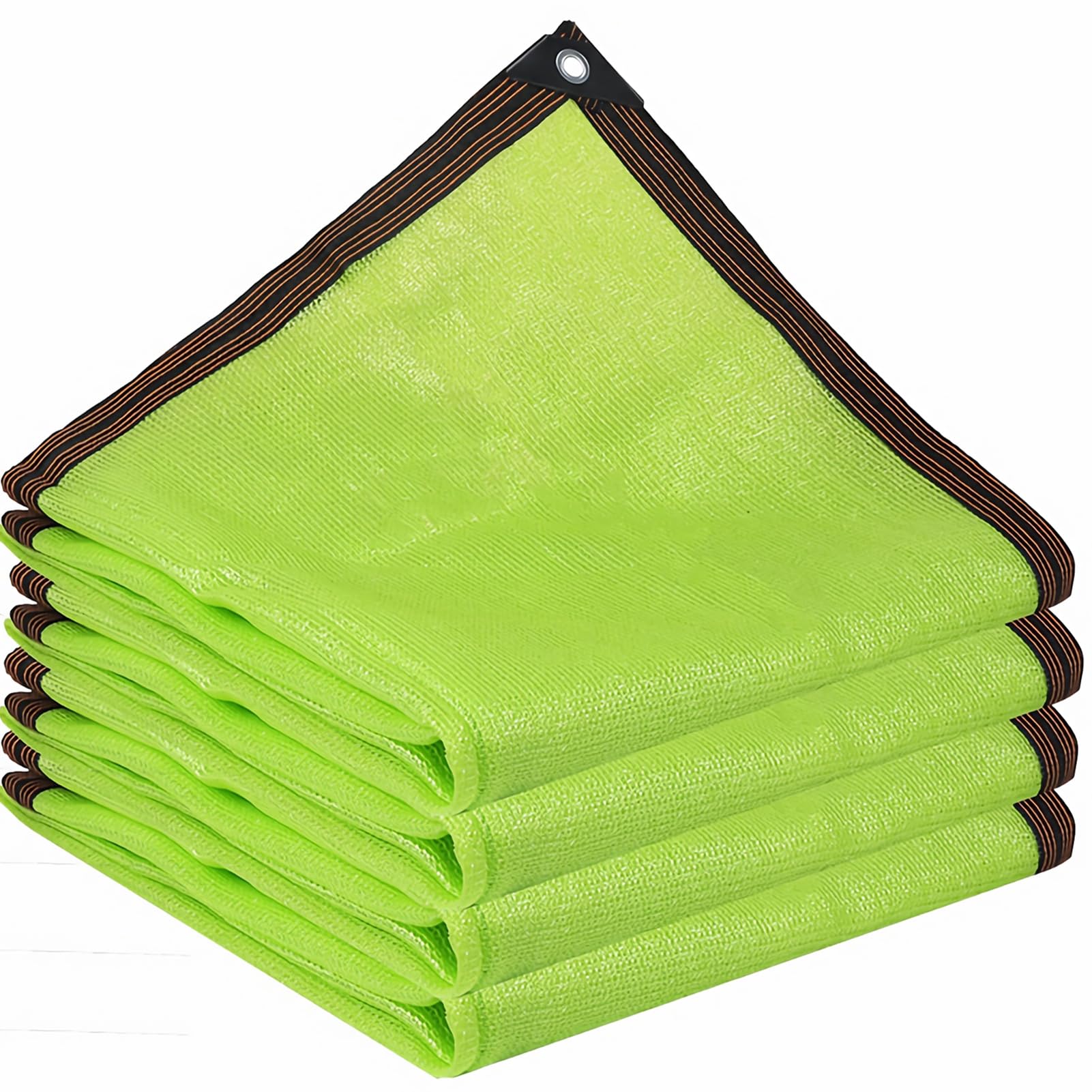 ZHJSHOU Shade Garden Netting Sunblock Shade Cloth,90% Garden Greenhouse Shading Pergola Shade Cover with Grommets and Rope, for Balcony Carports Patios Kennel Pond(Fruit green,2x11m) â image 1
