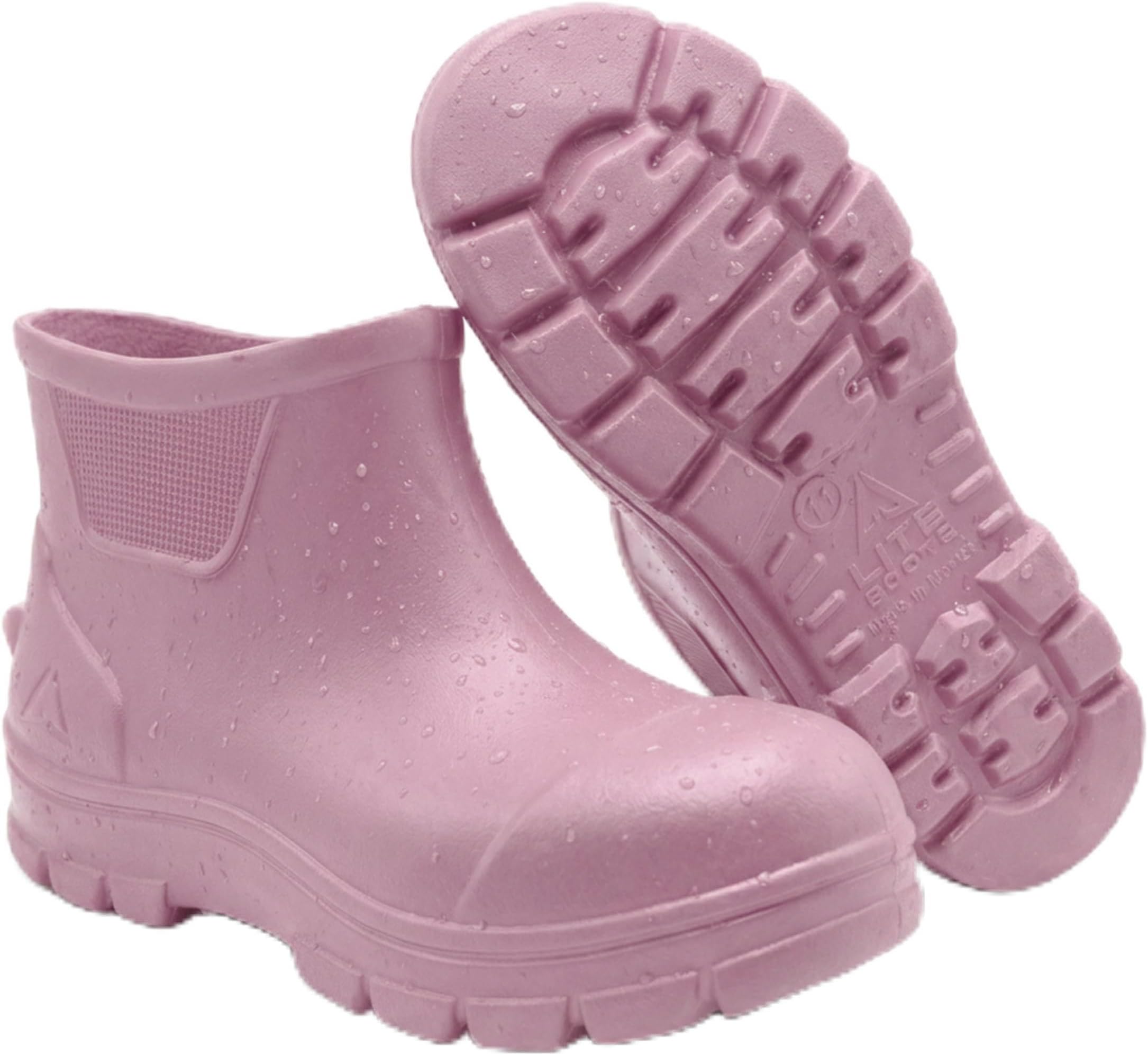- Waterproof Deck Boots for Men & Women | Lightweight, Anti-Slip Rubber Rain Boots, 10 oz each | Pull-On Fishing & Ankle Boots for Sailing, Boating, Docks, Camping | Garden Boots for Everyday