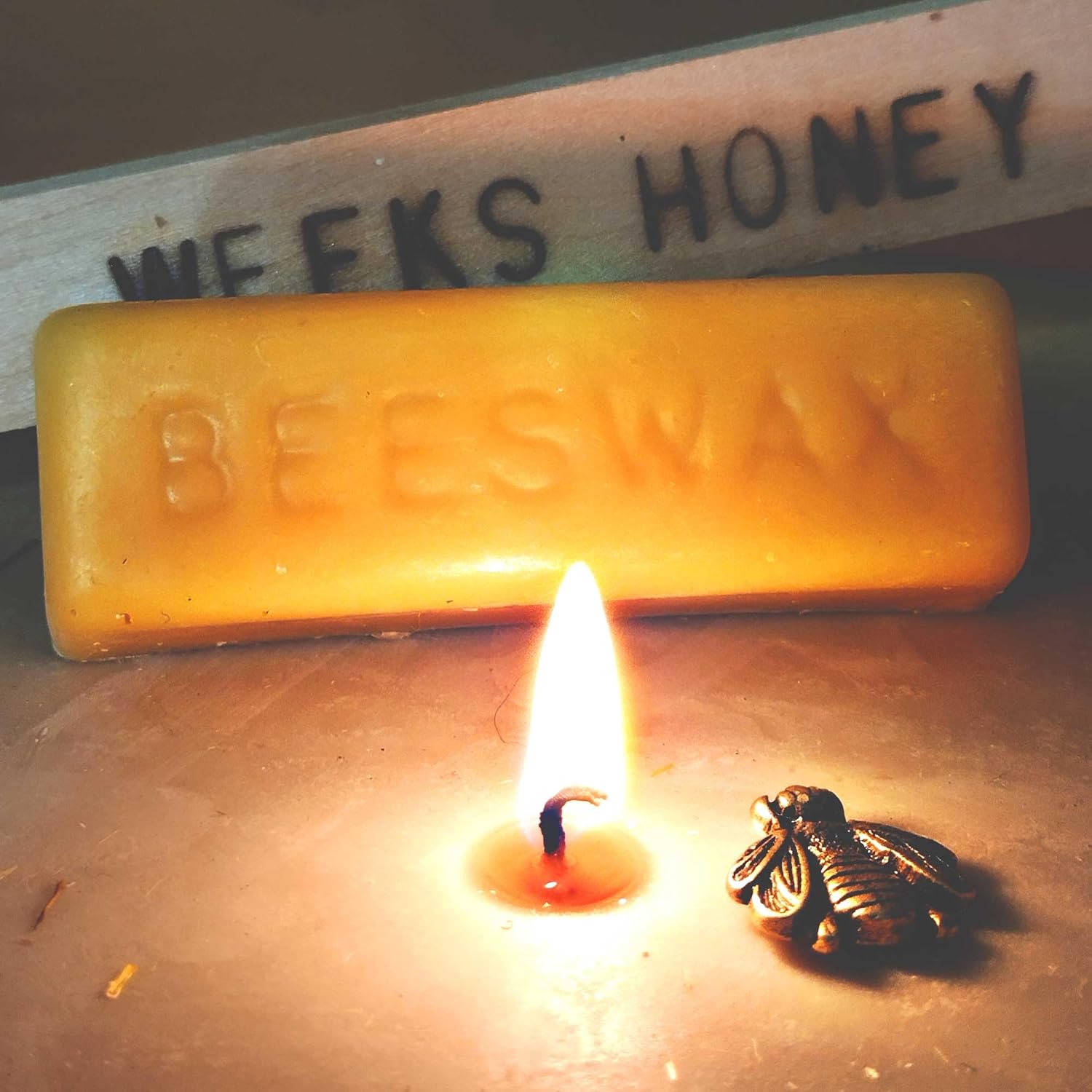 All Natural Food Grade Beeswax is Excellent for Polishing, Sealing, Cleaning Wood, Leather and Other Surfaces; 100% American Sourced; Made in USA (1 oz 3 pack)