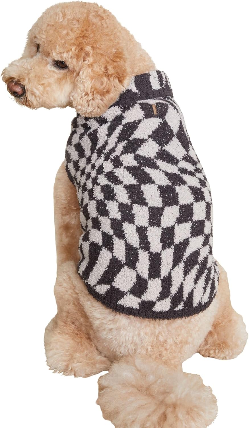 Barefoot Dreams® CozyChic® Longhorn Skull Pet Sweater, Carbon-Oyster, Medium