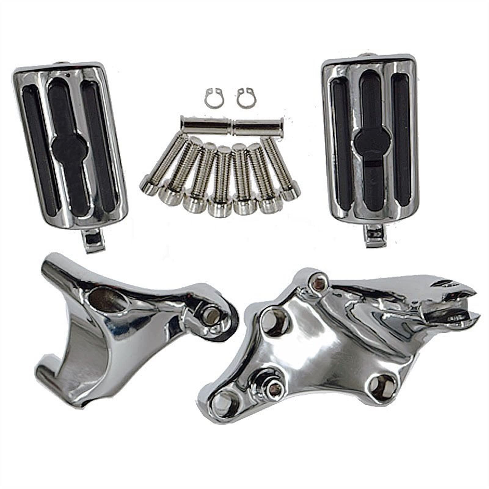 Repose-Pieds Passager pour Harley Sportster Solution Fixation Duo Fiable 2018 2019