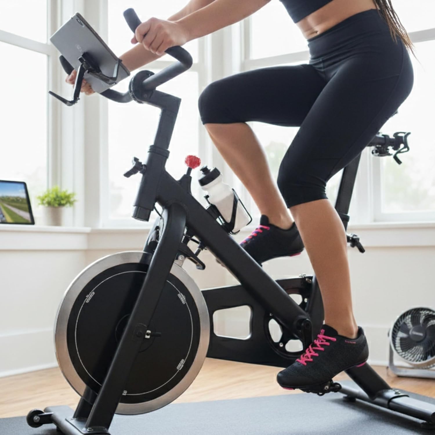 Tommaso Pista SPD & Peloton Shoes for Women—2 in 1—Fit for Peloton, Spin & Indoor Bikes—Install Your Own Delta or SPD Cleats Essential Bike Accessories for Cyclebar & Soulcycle
