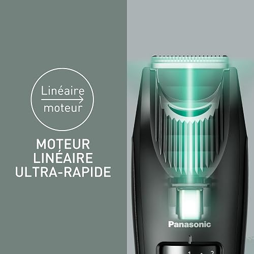 Panasonic Premium Beard Trimmer ER-SB40 with 19 Length Settings, Beard Trimmer 0.5-10 mm, Trimmer for Men, Linear Motor - 6