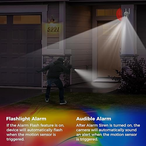 Miniatura 8 de Sovmiku CA3 AI Auto Tracking Mini 2K cámara de seguridad inalámbrica para exteriores, audio bidireccional, fácil de configurar, cable de