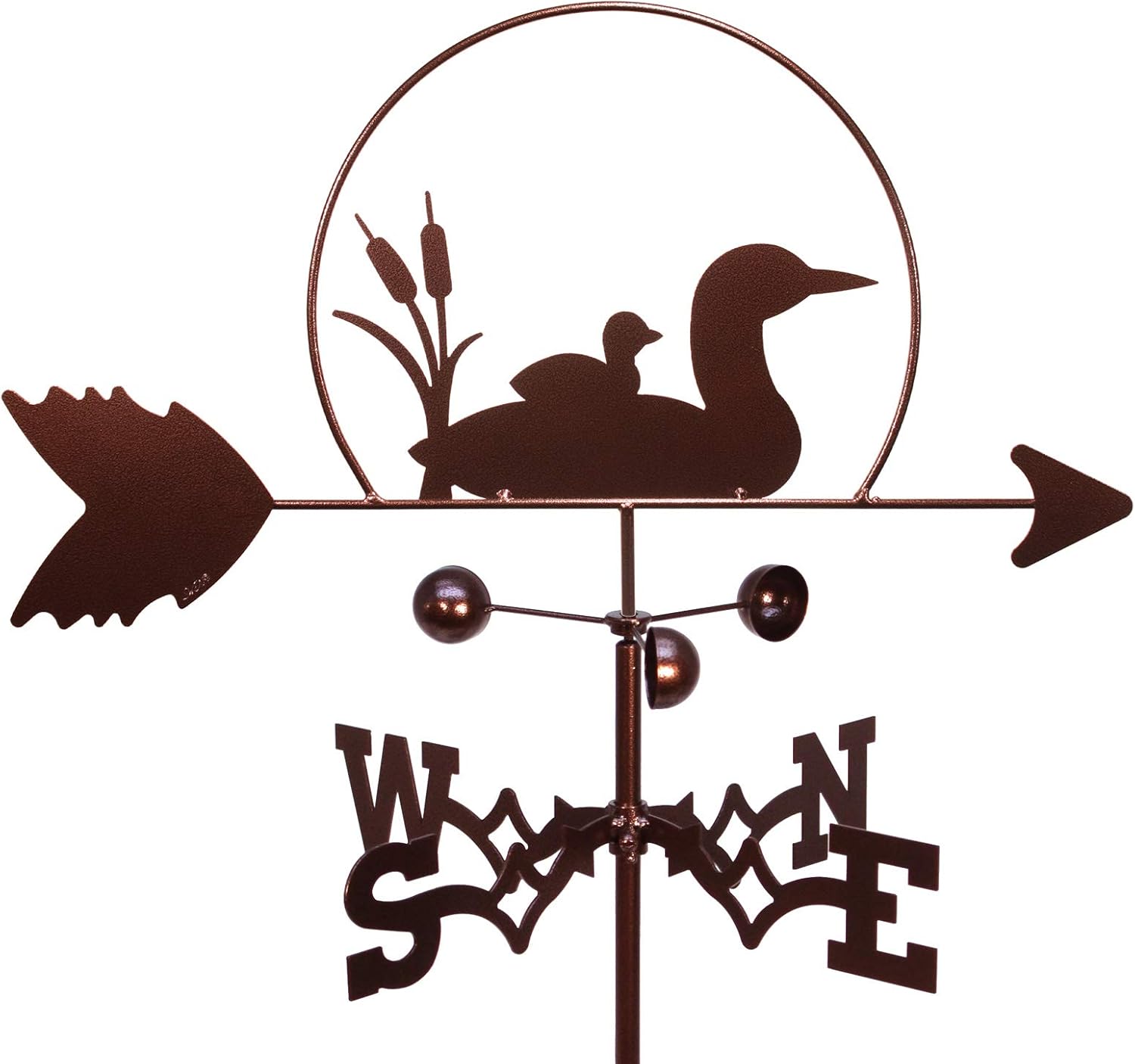 SWEN Products Loon Bird Weathervane (Garden Stake Included)