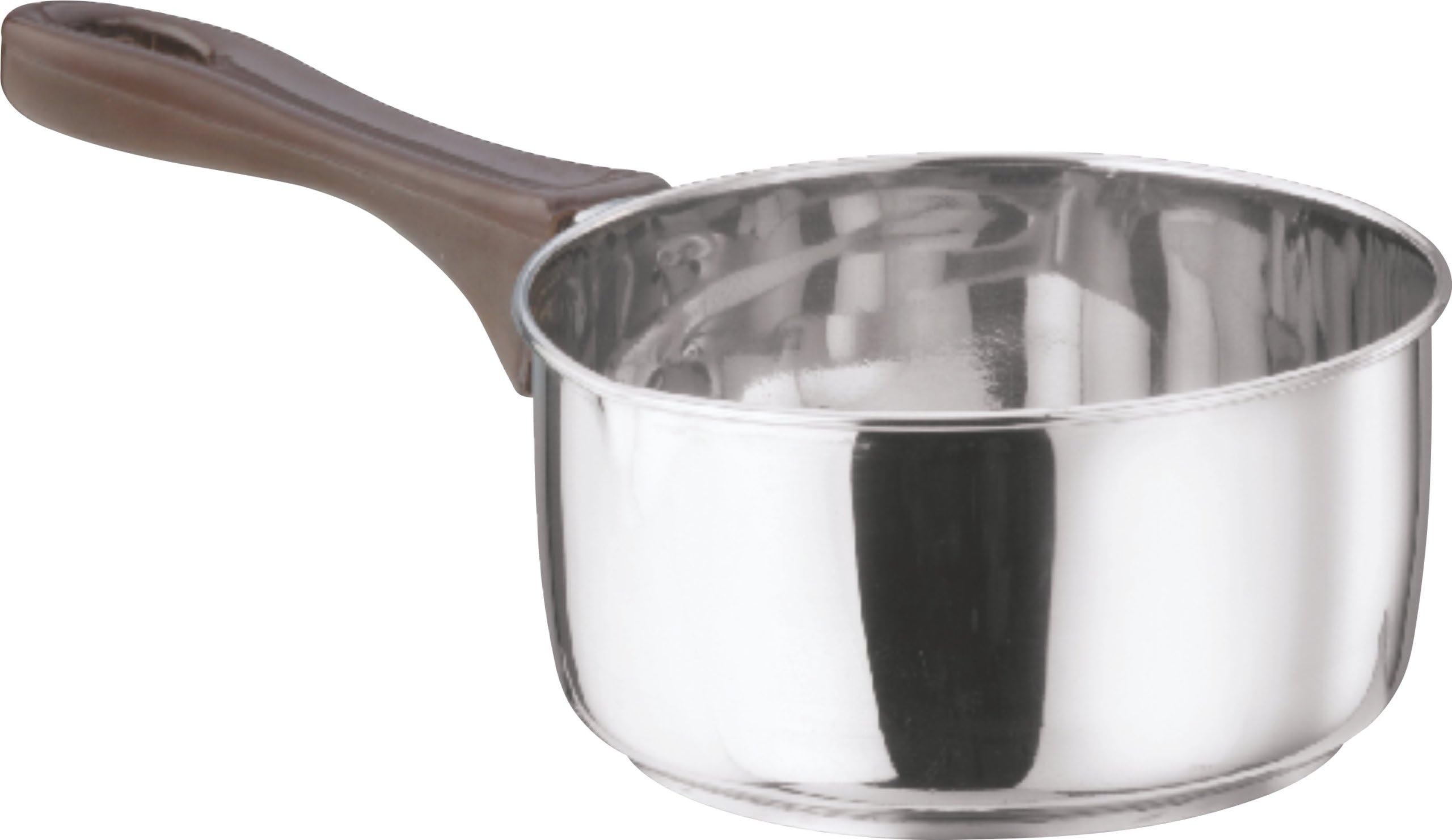 Vinod Stainless Steel Milk Pan - 2 Liter (Induction Friendly, Black)