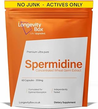 Spermidine 6 mg with Zinc and Thiamin B1, 60 Vegan Capsules