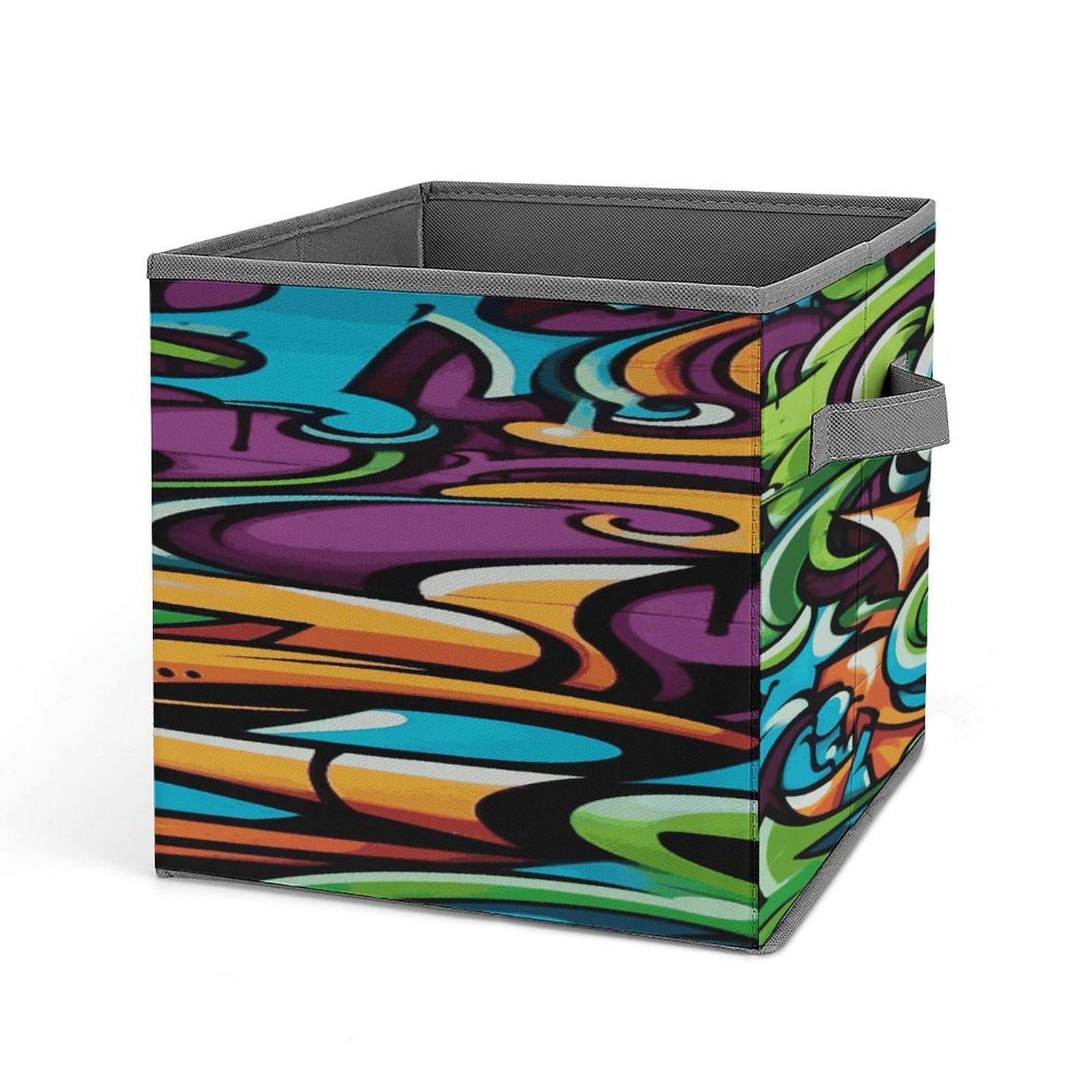 Fekiloot Style Graffiti Drawing Art Storage Bins Storage Baskets