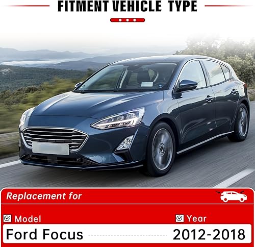 Miniatura 2 de RAINTOK Juego de limpiaparabrisas de repuesto para Ford Focus 2012, 2013, 2014, 2015, 2016, 2017, 2018, calidad original de fábrica, para automóvil,