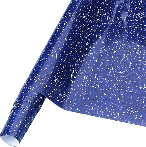 Tintnut Rollo de vinilo de transferencia de calor de la bandera estadounidense, 12 pulgadas x 5 pies, patrón azul aplastado patriota para planchar