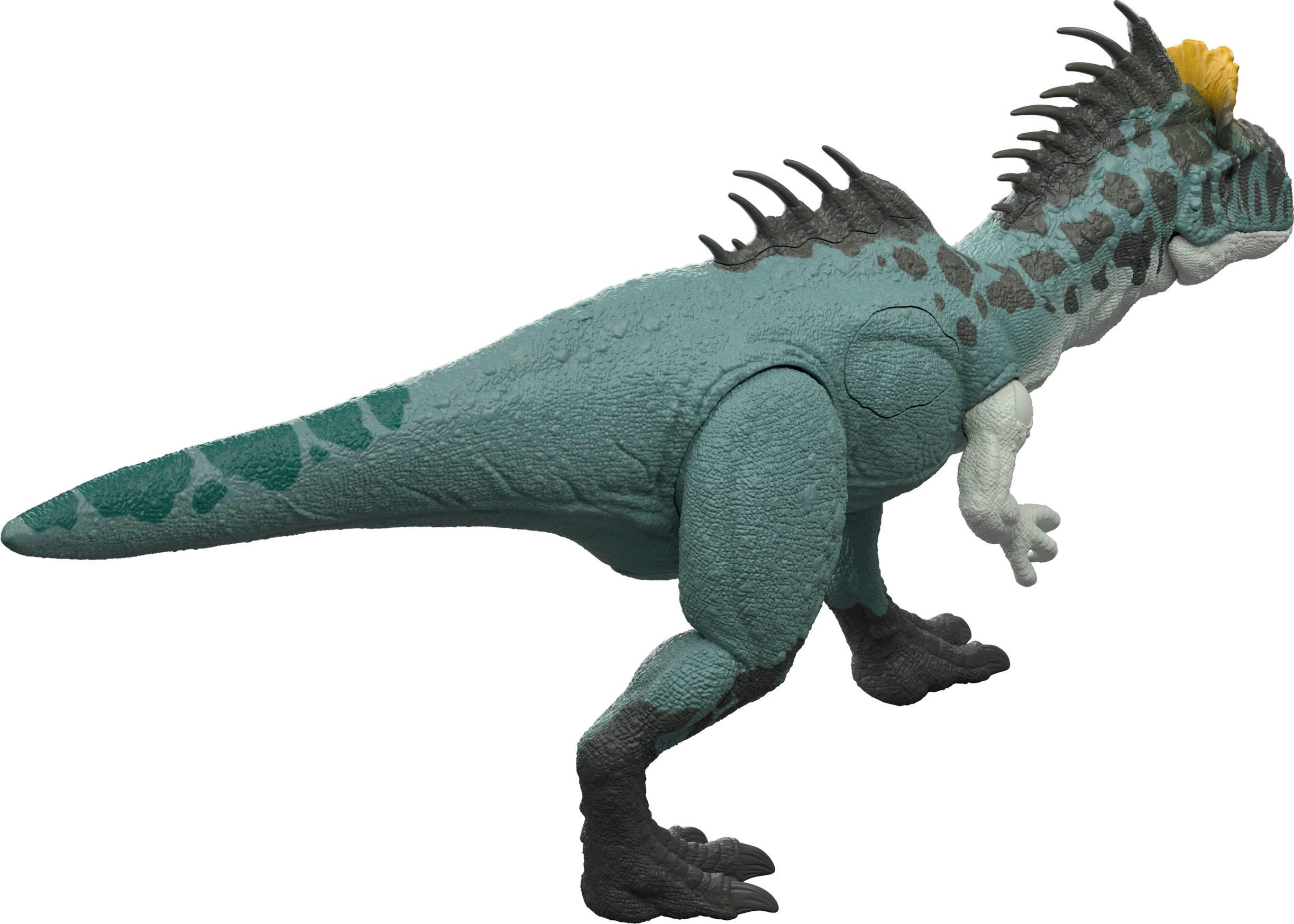 Mattel Jurassic World Wild Roar Crylophosaurus Dinosaurier Actionfigur Spielzeug, mit Angriffsbewegungen, Lichteffekten, Brüllgeräuschen und Scan-Code für digitalen Spielspaß, JKL80