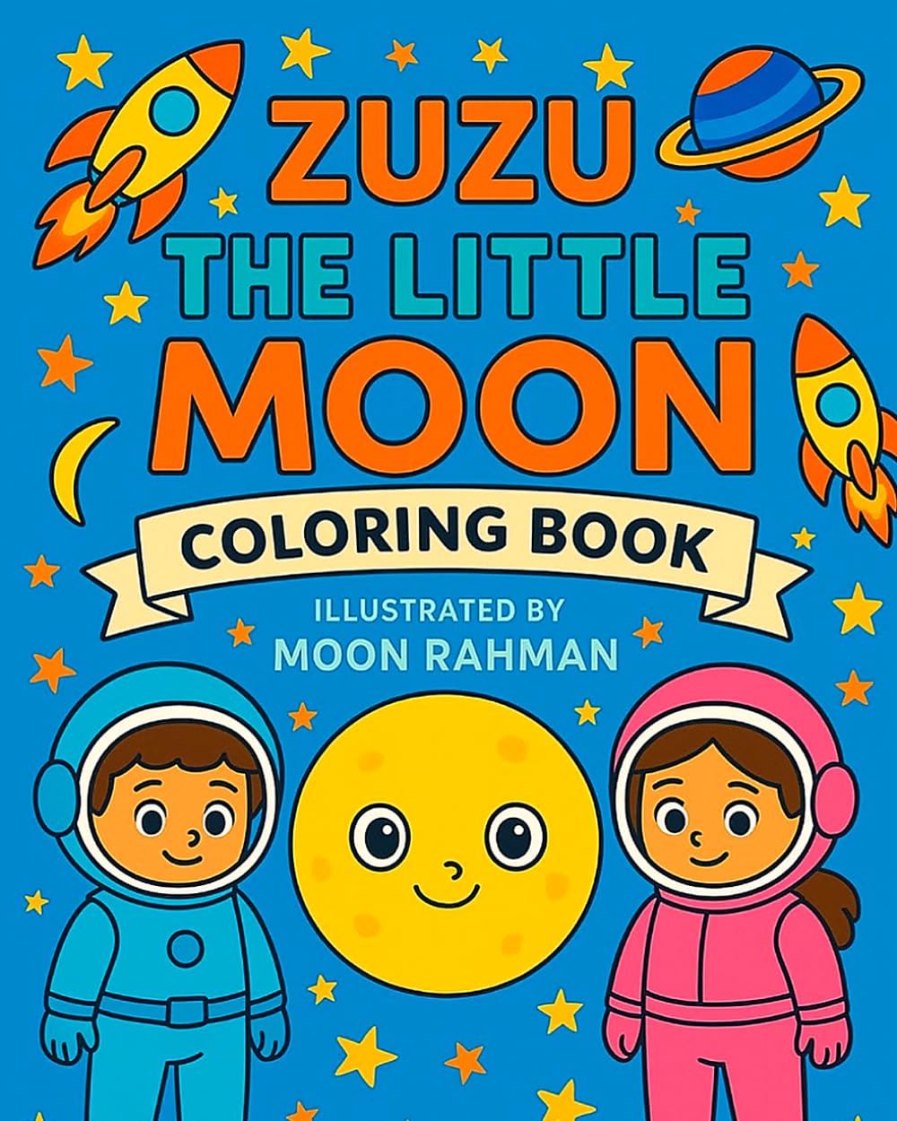 ZUZU THE LITTLE MOON COLOURING BOOK
